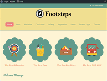 Tablet Screenshot of footstepsedu.com